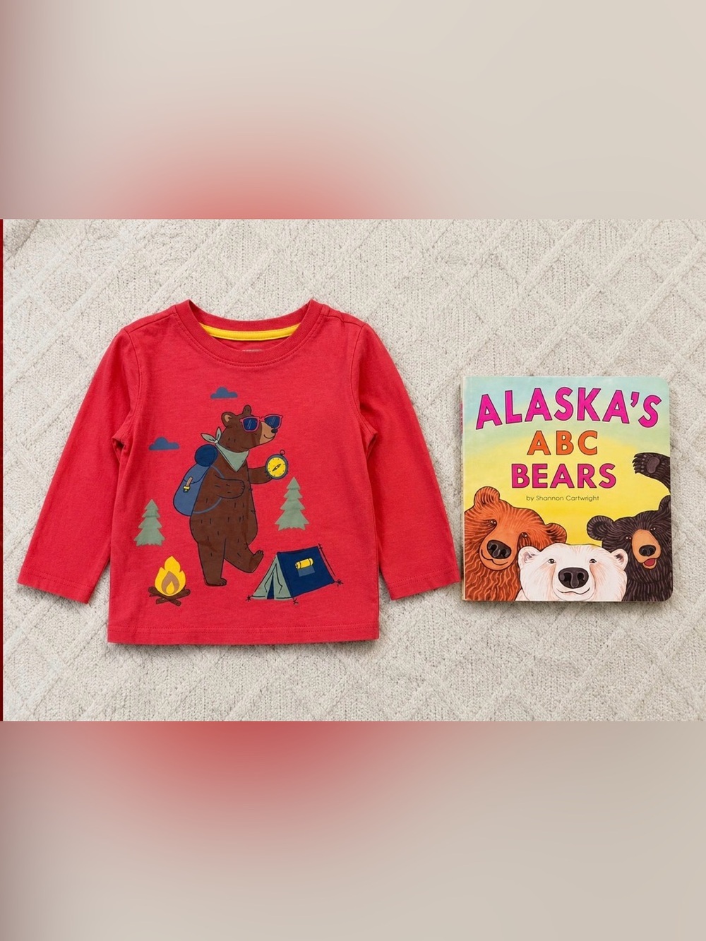 2T Camping Bear Long Sleeves + Alaska ABC bears